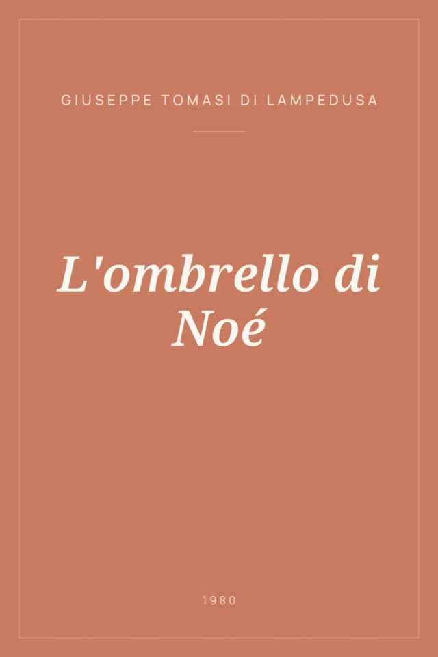 Portada de L'ombrello di Noé