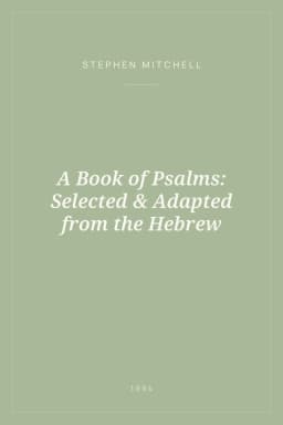 Portada de A Book of Psalms: Selected & Adapted from the Hebrew