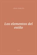 Portada de Los elementos del estilo
