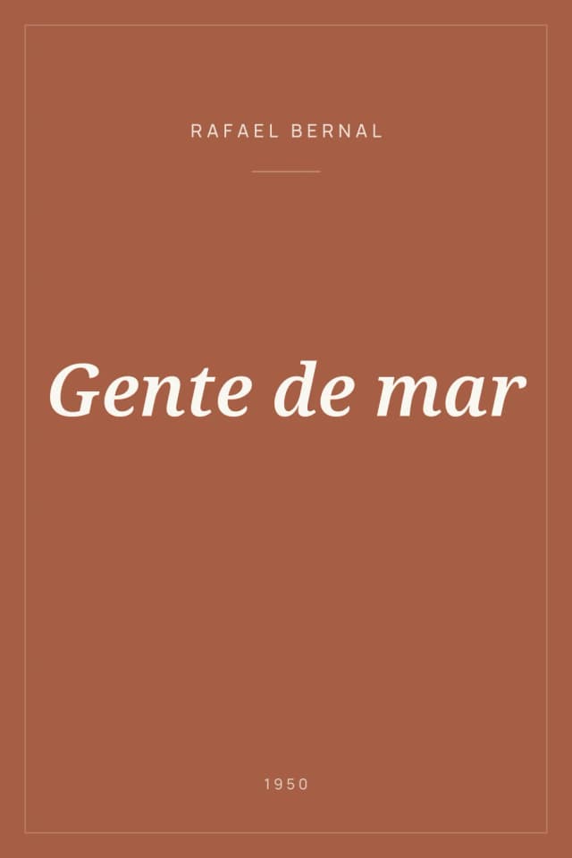 Portada de Gente de mar