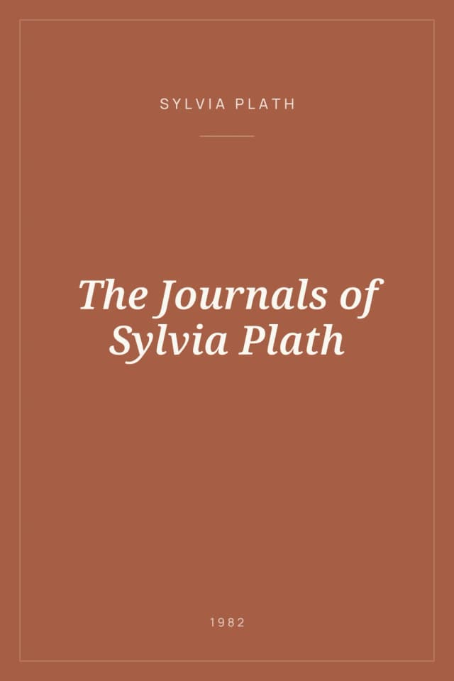 Portada de The Journals of Sylvia Plath
