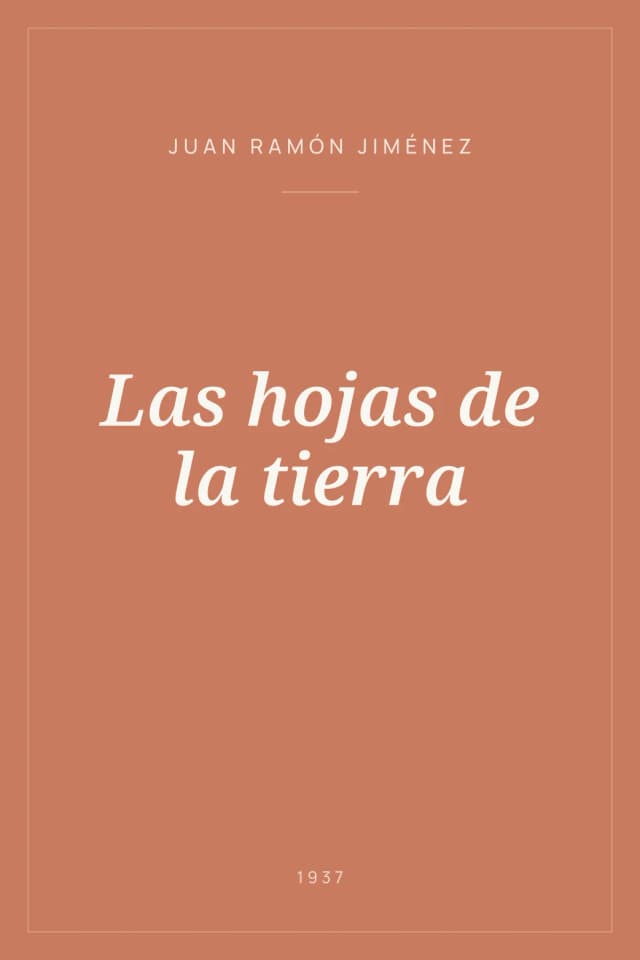 Portada de Las hojas de la tierra