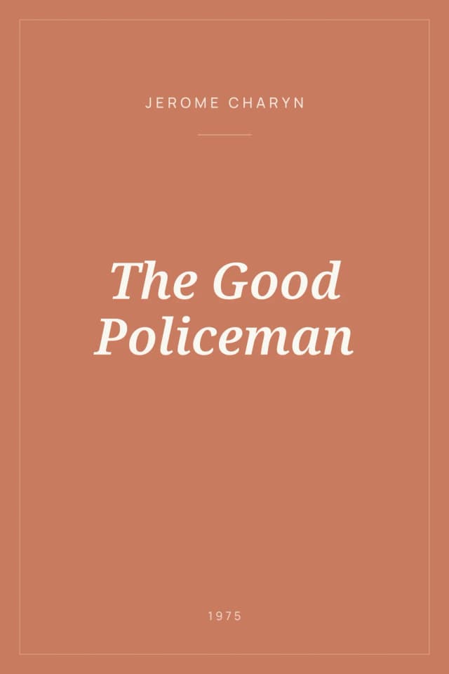 Portada de The Good Policeman