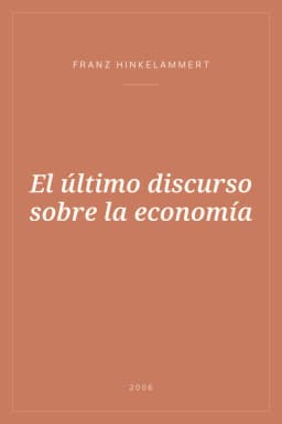 Portada de El último discurso sobre la economía