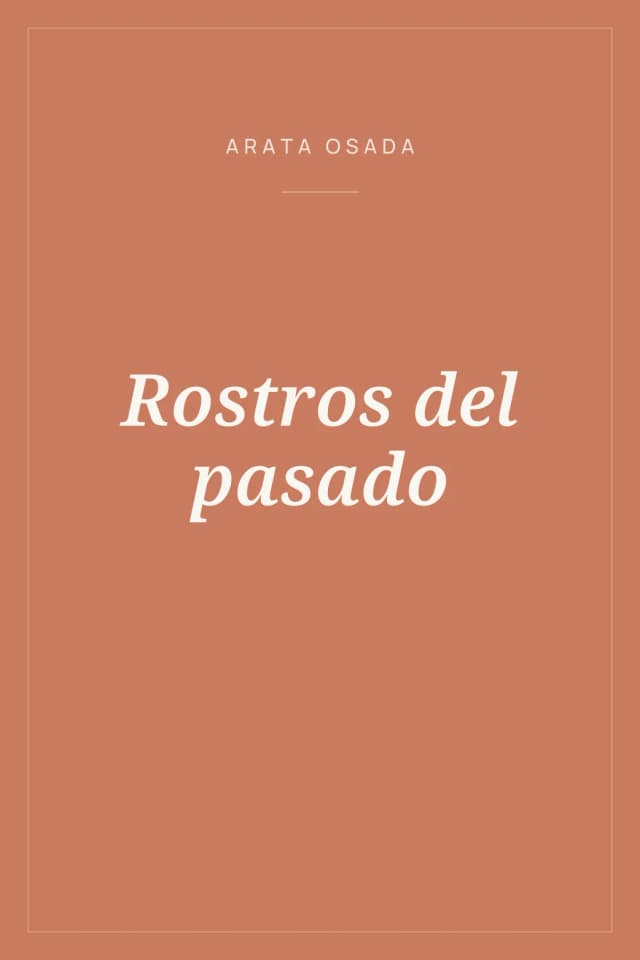 Portada de Rostros del pasado