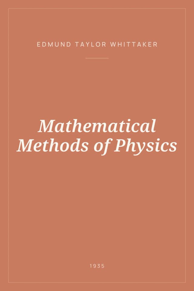 Portada de Mathematical Methods of Physics