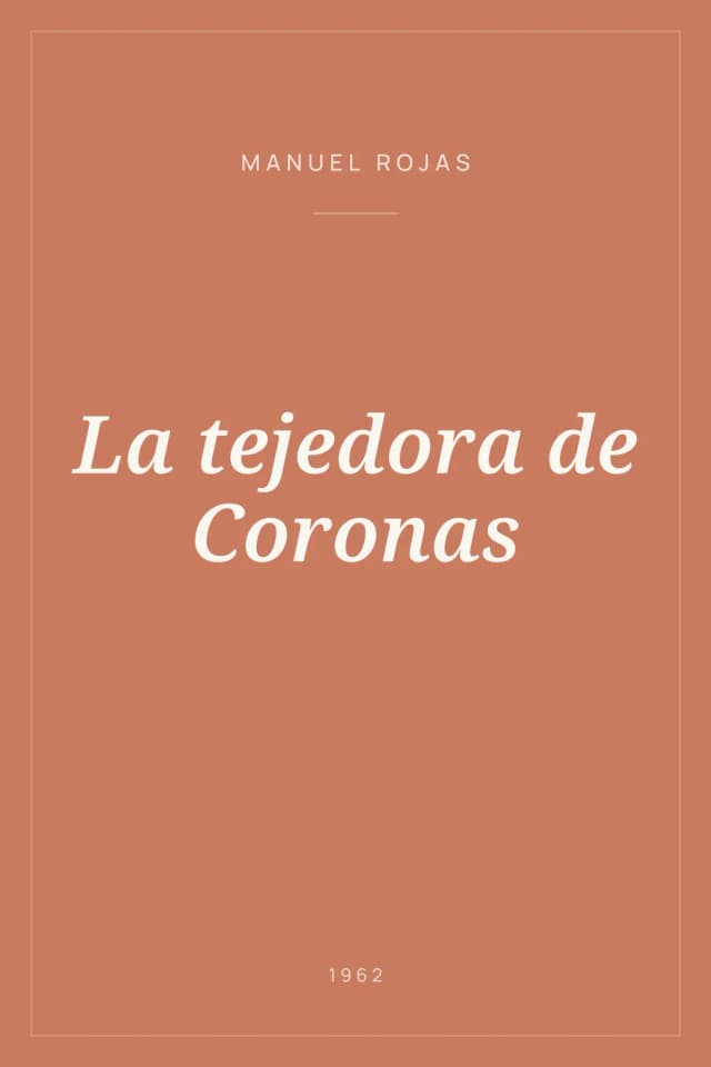 Portada de La tejedora de Coronas