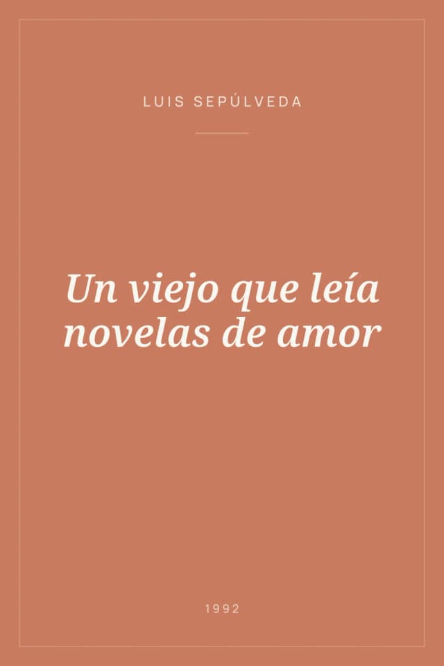 Portada de Un viejo que leía novelas de amor