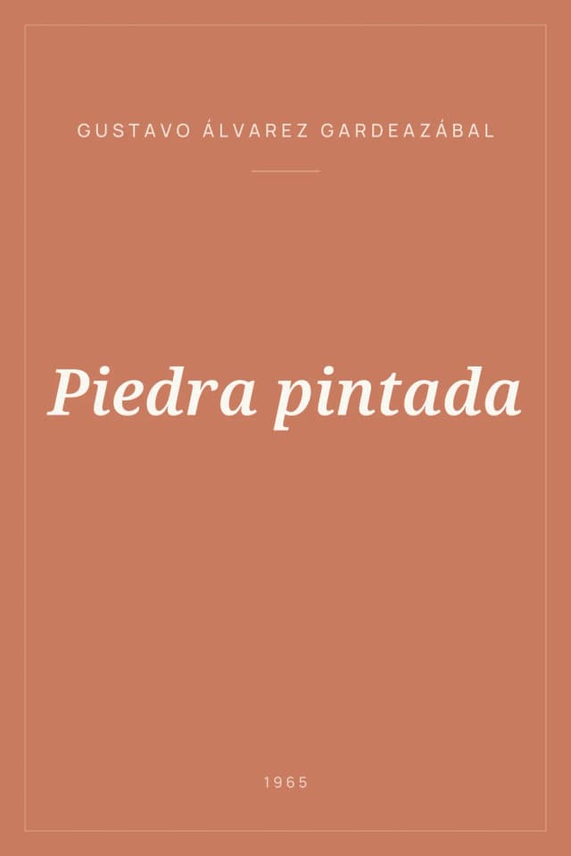 Portada de Piedra pintada