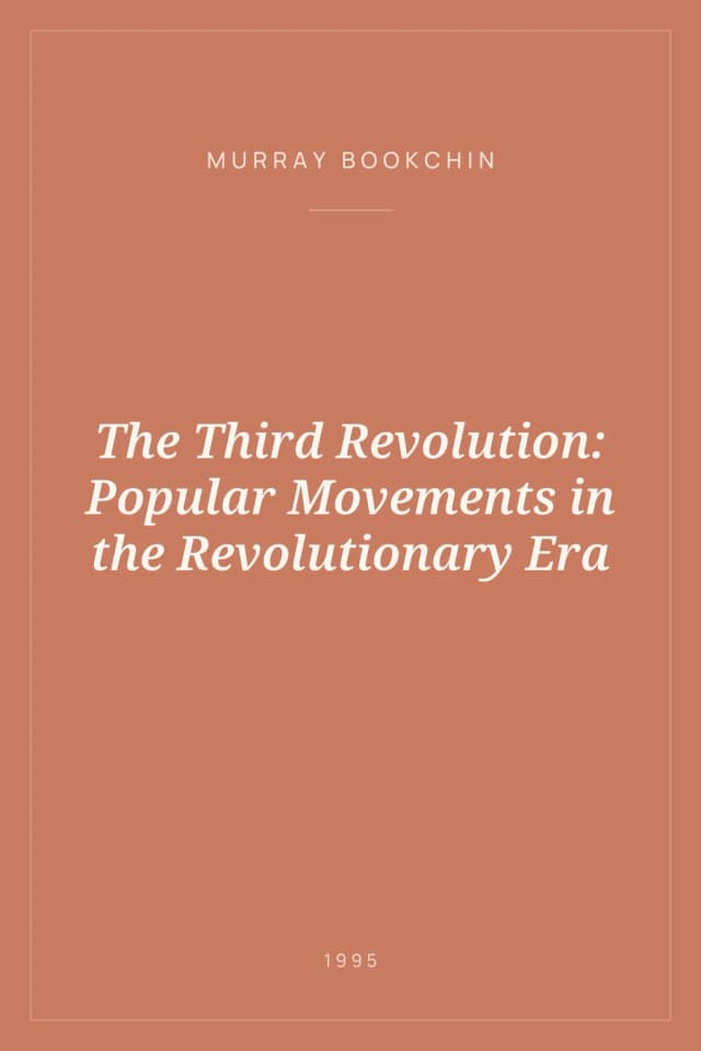 Portada de The Third Revolution: Popular Movements in the Revolutionary Era