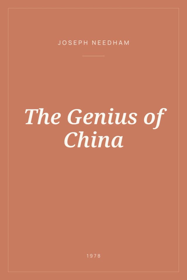 Portada de The Genius of China