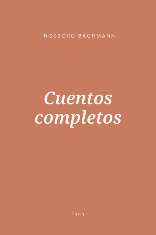 Portada de Cuentos completos
