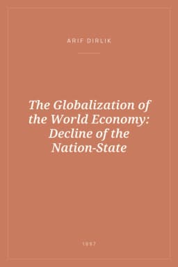 Portada de The Globalization of the World Economy: Decline of the Nation-State
