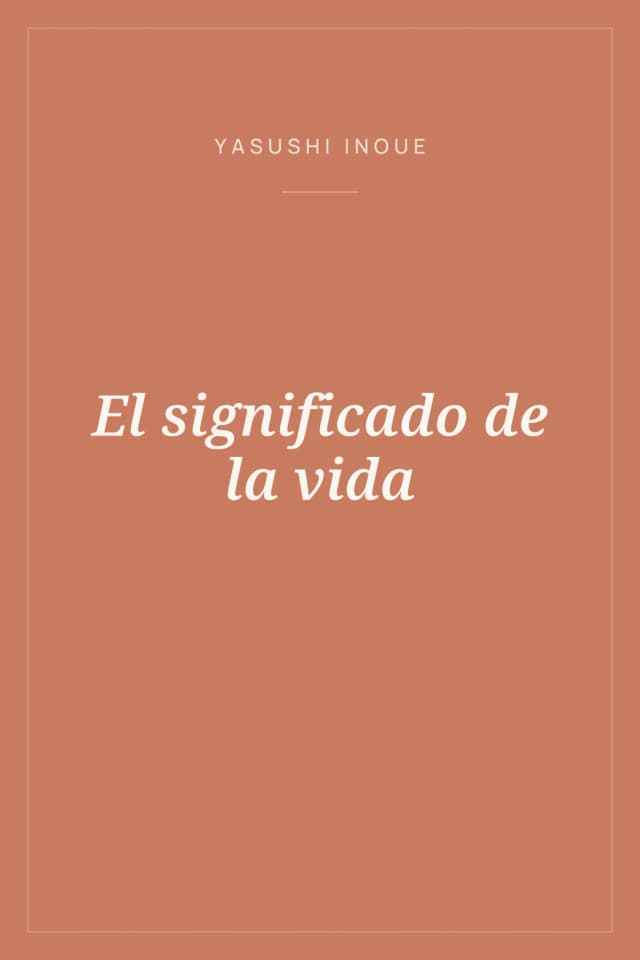 Portada de El significado de la vida