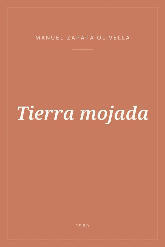Portada de Tierra mojada