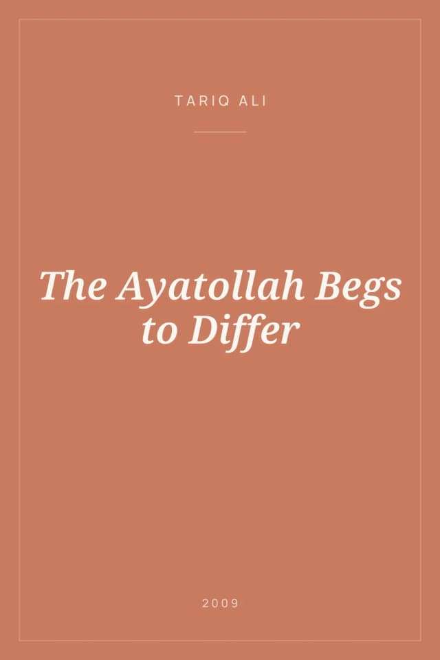 Portada de The Ayatollah Begs to Differ
