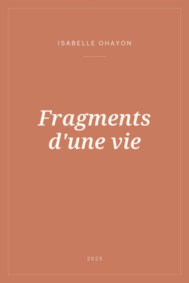 Portada de Fragments d'une vie