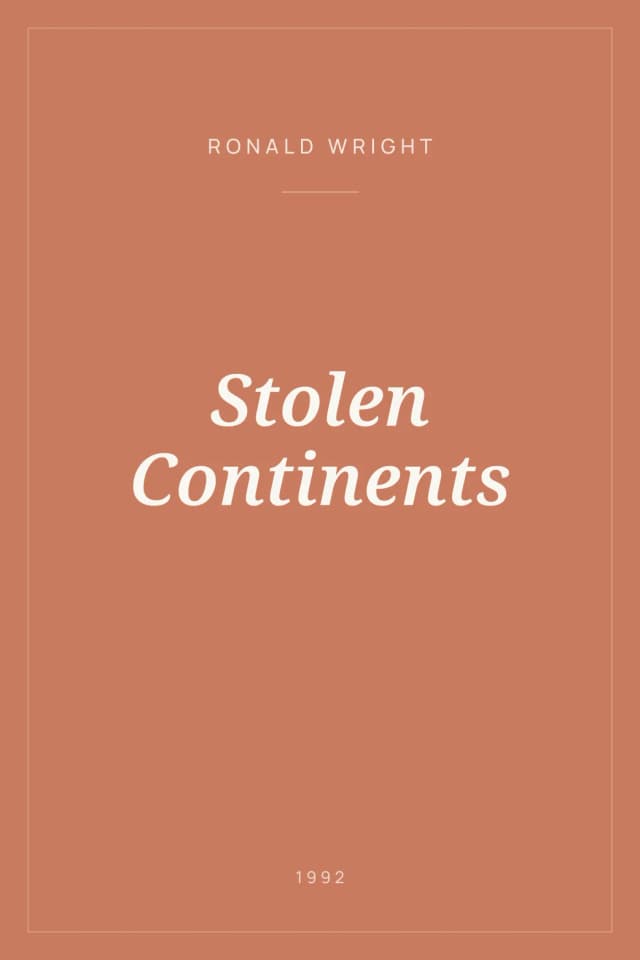 Portada de Stolen Continents