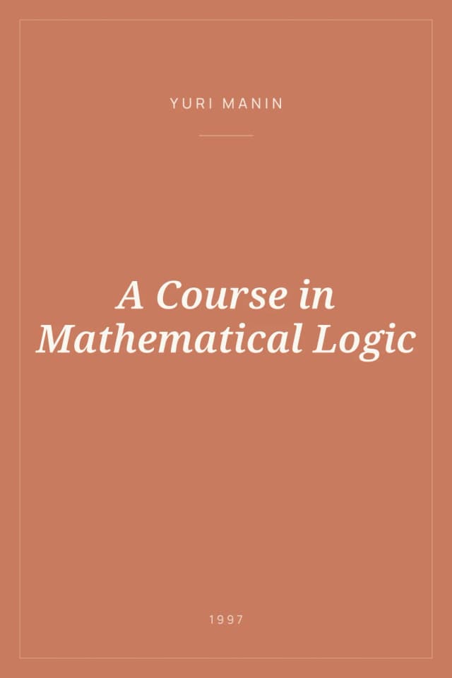 Portada de A Course in Mathematical Logic