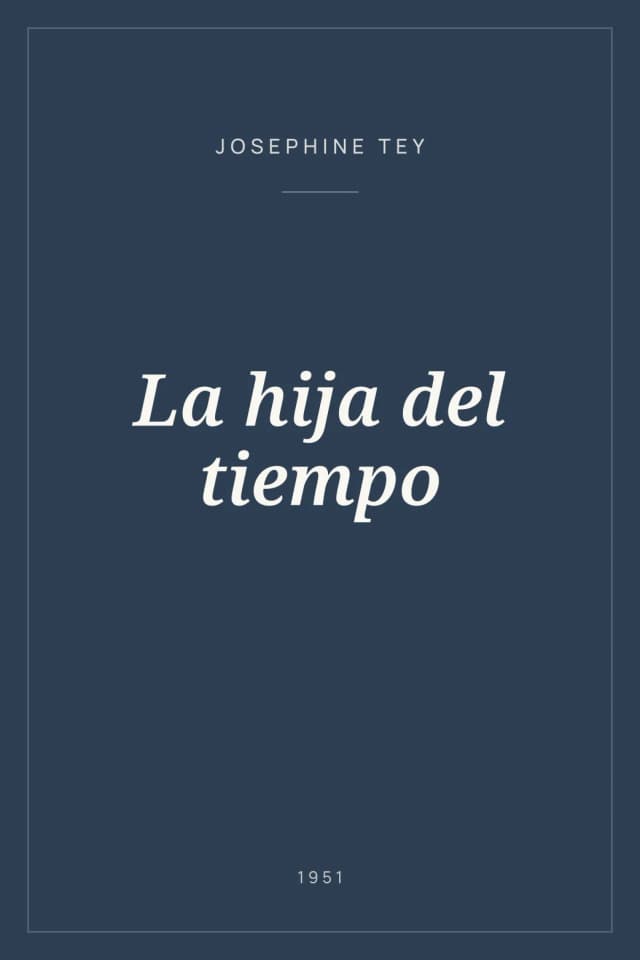 Portada de La hija del tiempo