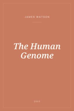 Portada de The Human Genome
