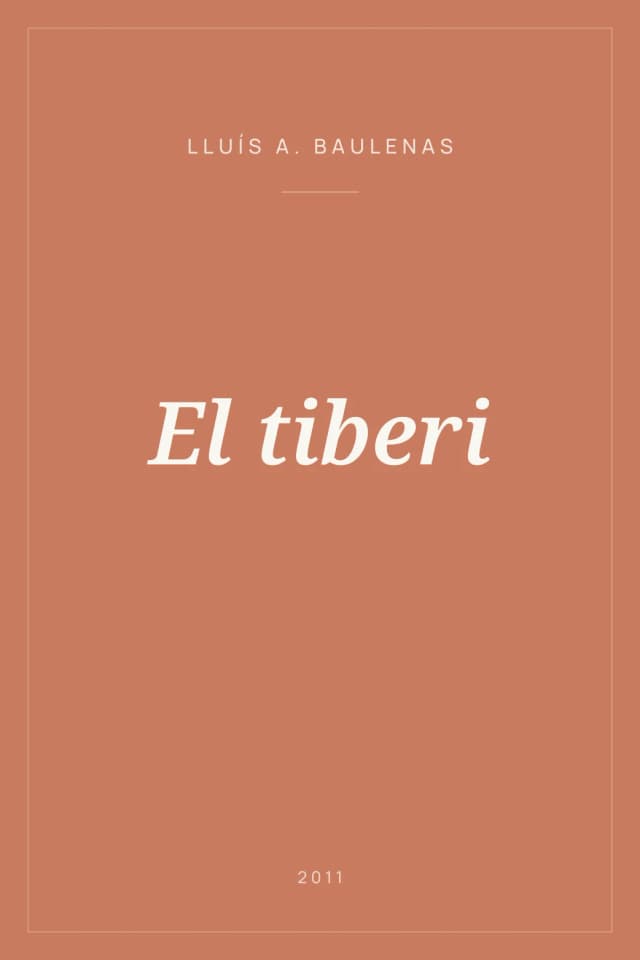 Portada de El tiberi