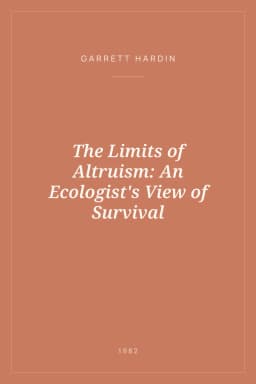 Portada de The Limits of Altruism: An Ecologist's View of Survival