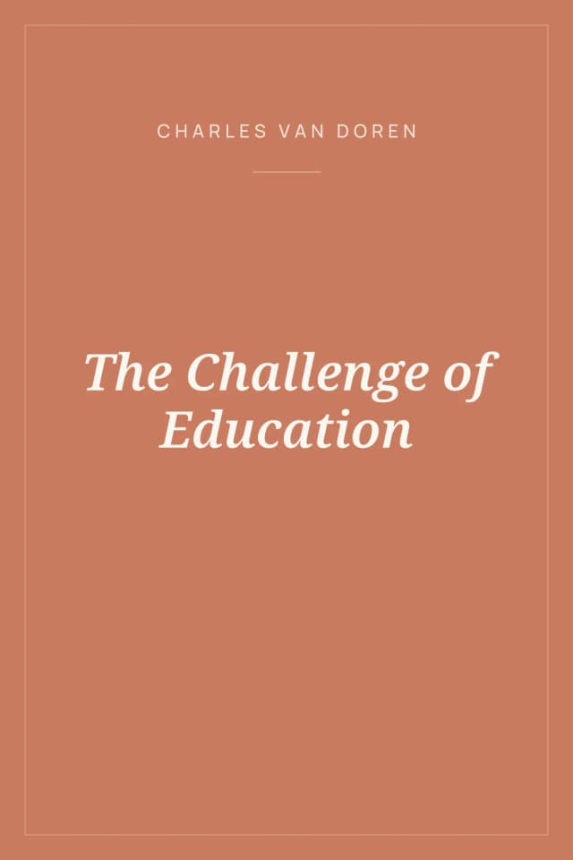 Portada de The Challenge of Education