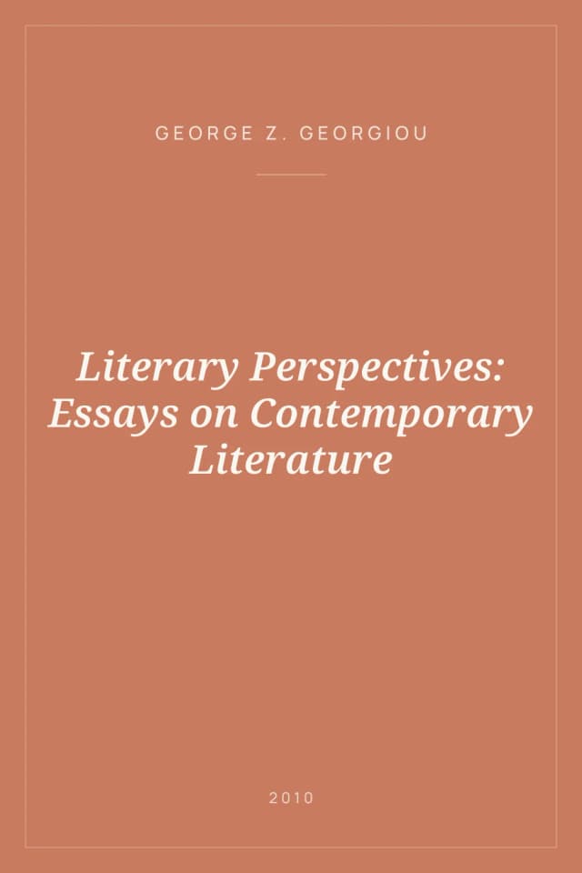 Portada de Literary Perspectives: Essays on Contemporary Literature