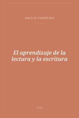Portada de El aprendizaje de la lectura y la escritura