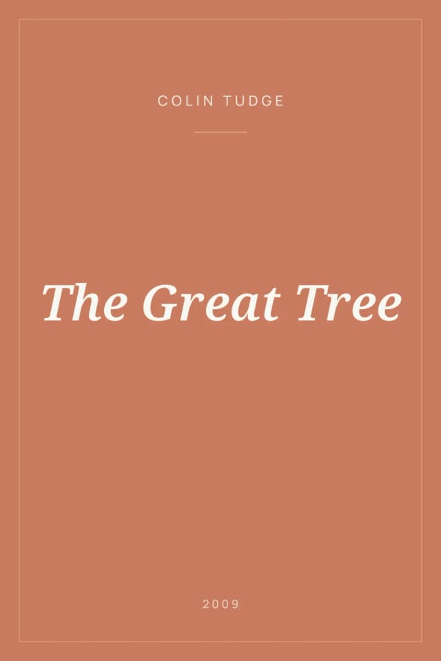 Portada de The Great Tree