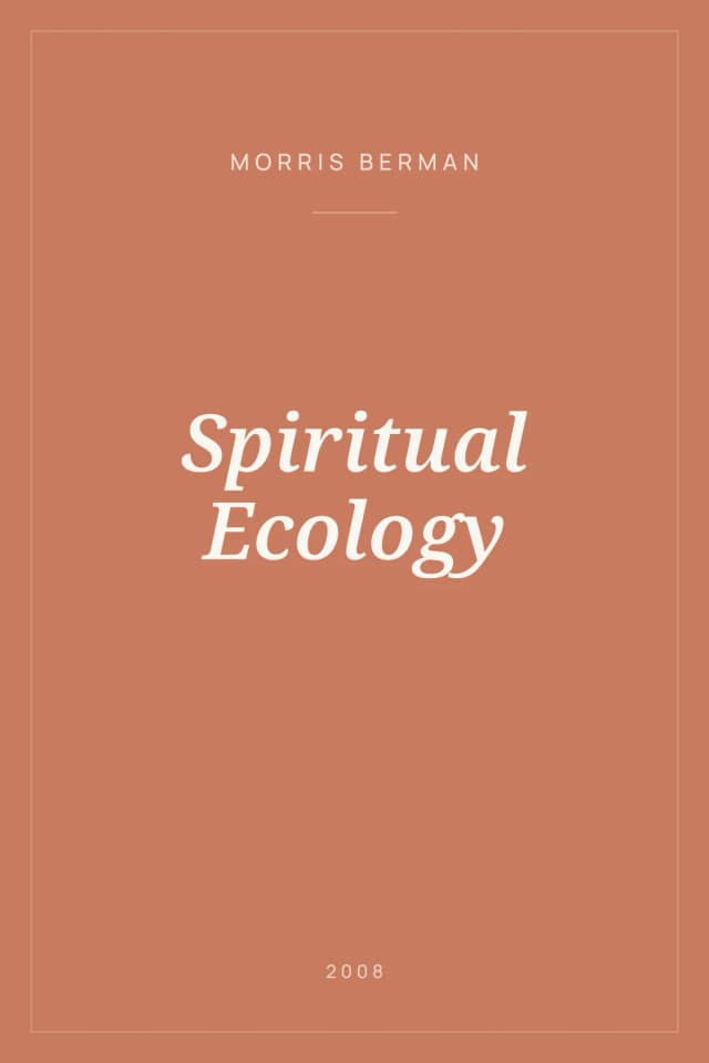 Portada de Spiritual Ecology