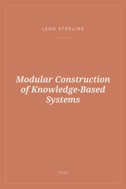 Portada de Modular Construction of Knowledge-Based Systems