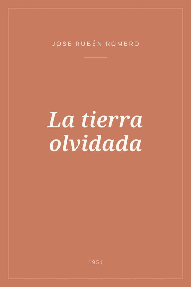 Portada de La tierra olvidada