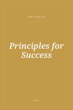 Portada de Principles for Success