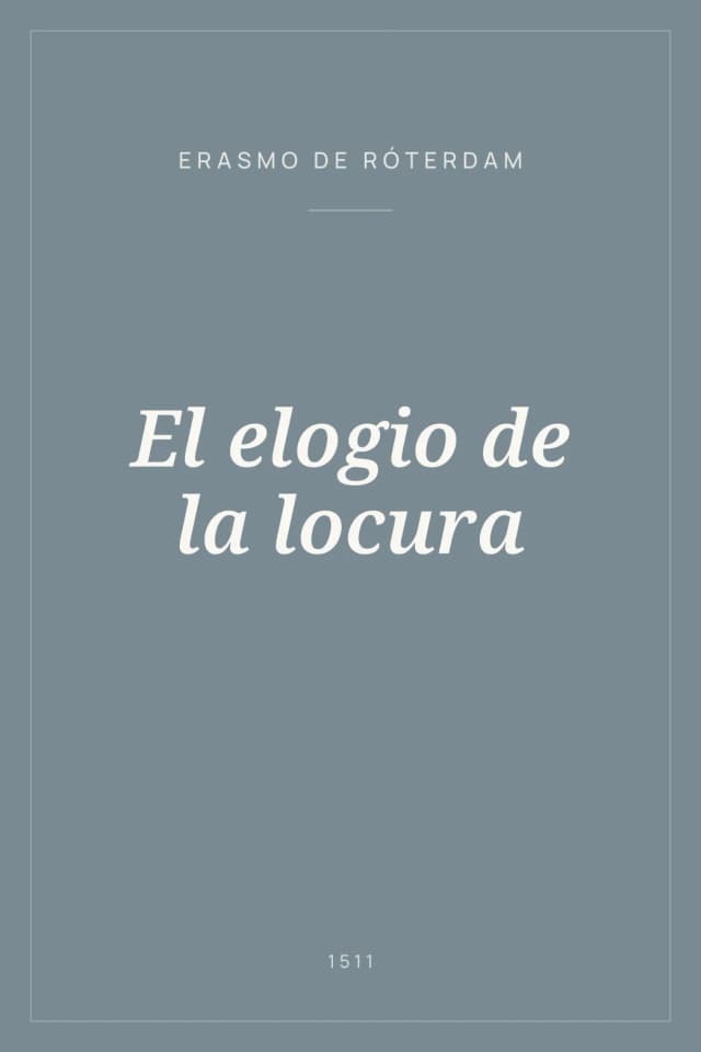Portada de El elogio de la locura