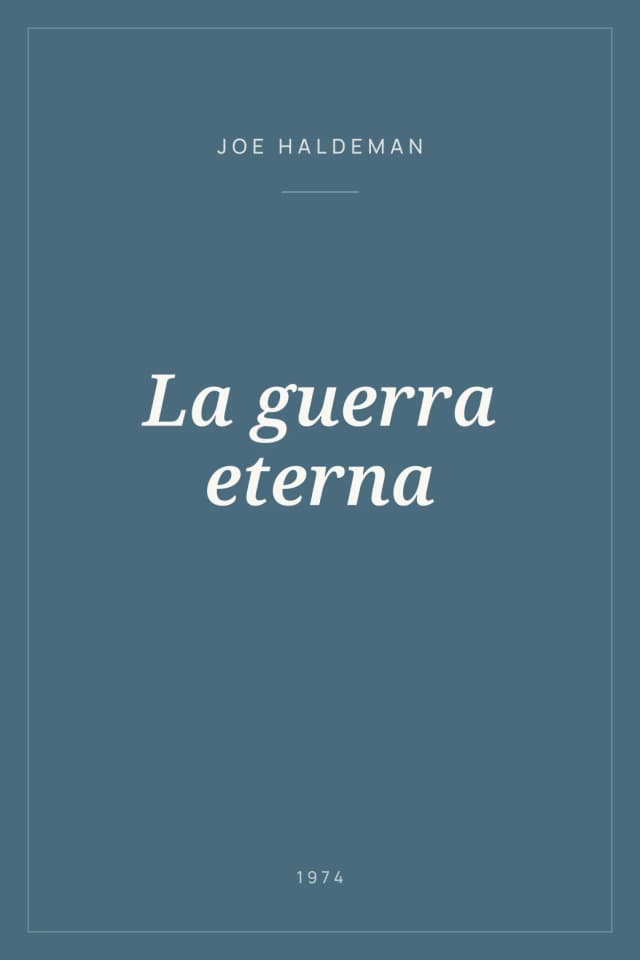 Portada de La guerra eterna