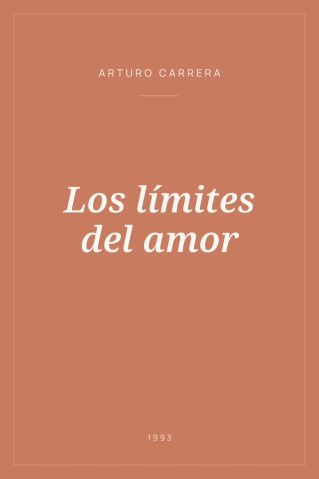 Portada de Los límites del amor