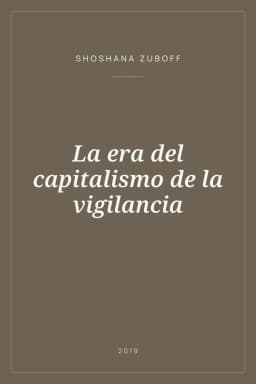 Portada de La era del capitalismo de la vigilancia