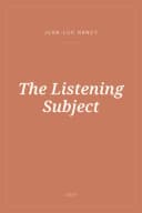 Portada de The Listening Subject