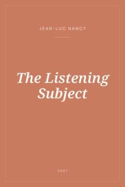 Portada de The Listening Subject