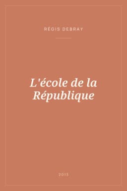 Portada de L'école de la République