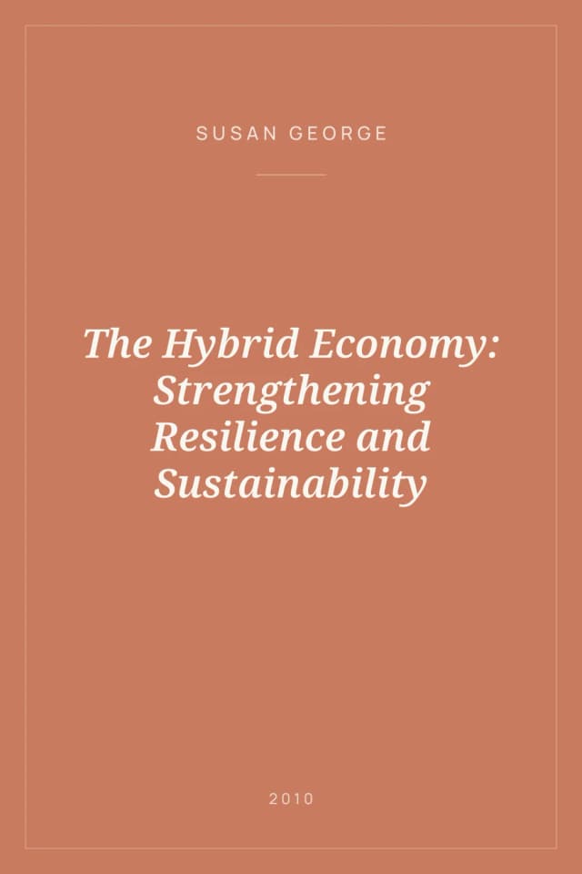 Portada de The Hybrid Economy: Strengthening Resilience and Sustainability