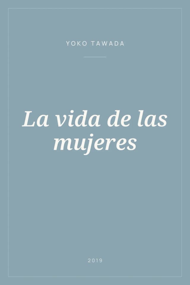 Portada de La vida de las mujeres