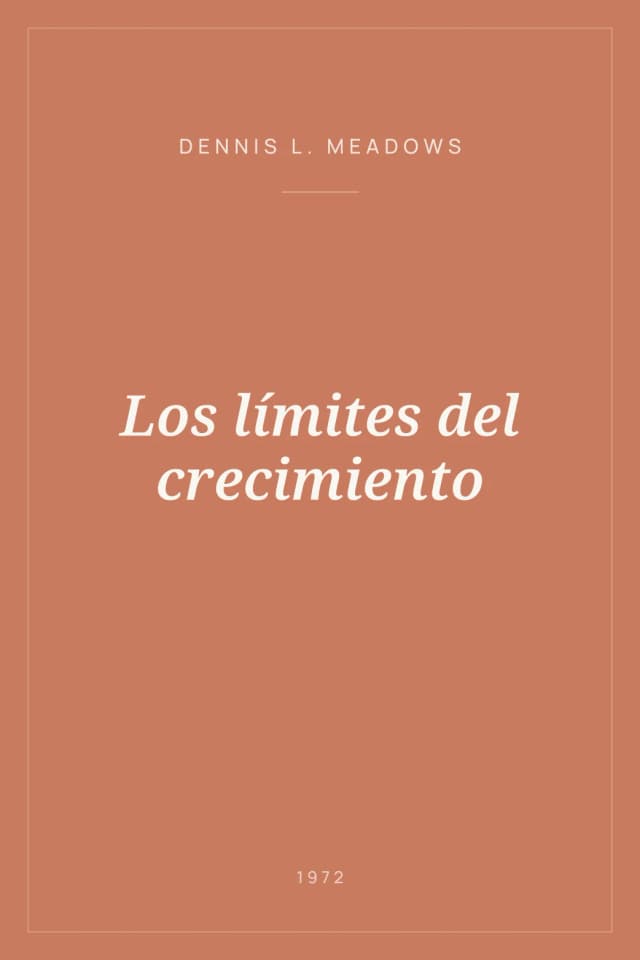 Portada de Los límites del crecimiento
