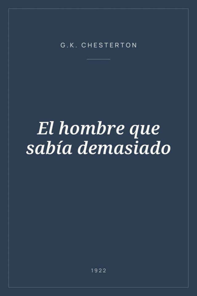 Portada de El hombre que sabía demasiado