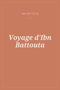 Portada de Voyage d'Ibn Battouta