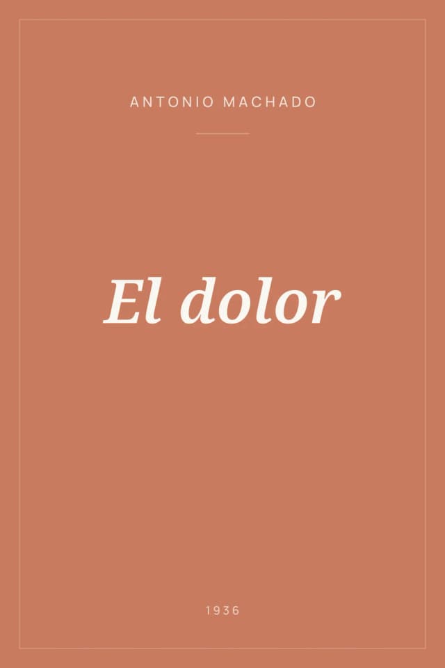 Portada de El dolor