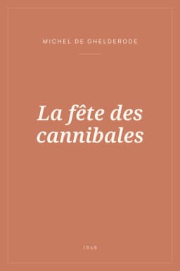 Portada de La fête des cannibales