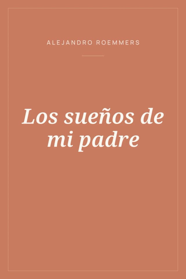 Portada de Los sueños de mi padre